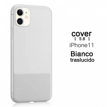 cover ita custodia in silicone traslucido per iphone 11 pro 5.8”